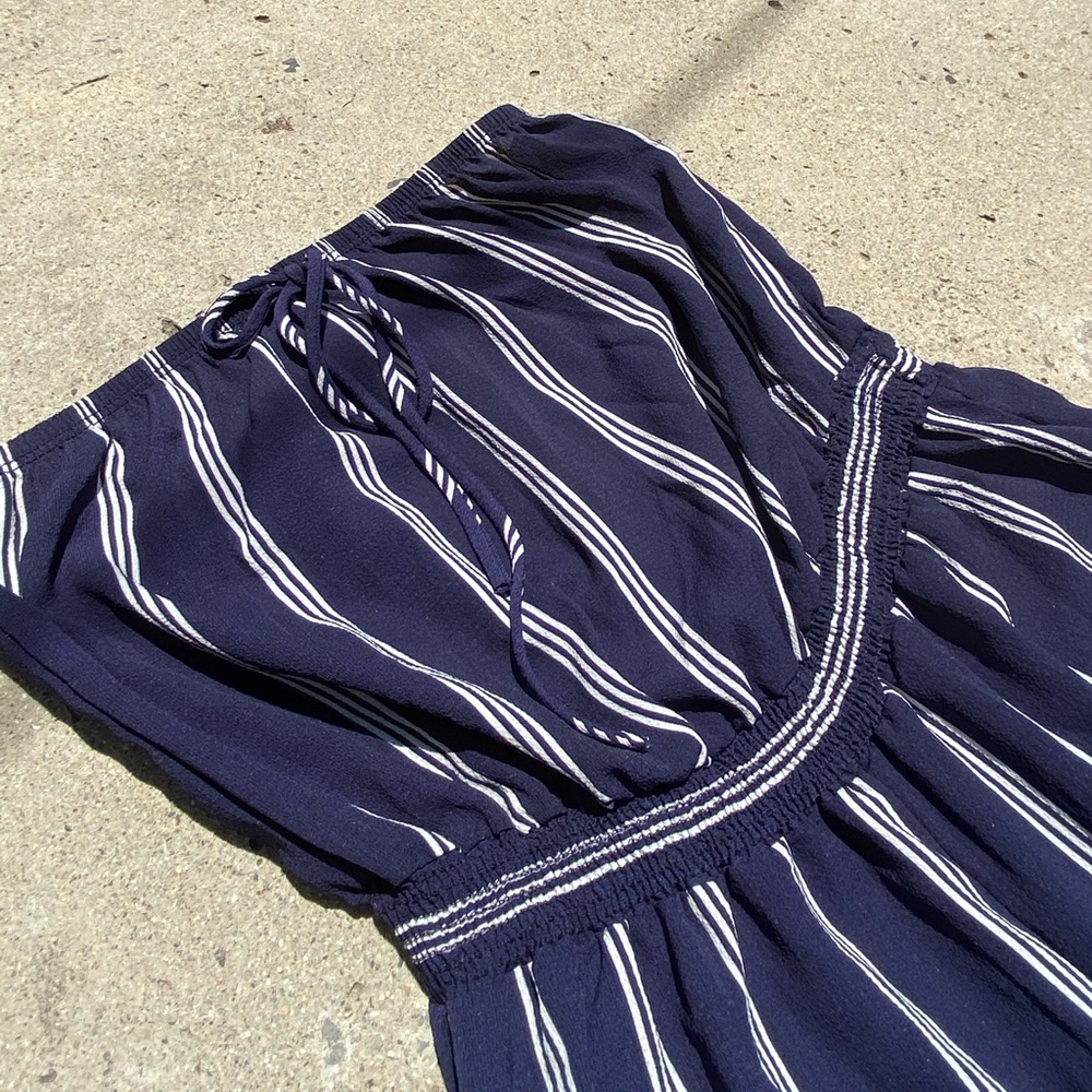 Striped romper